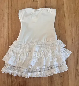 NWOT Garage strapless ruffle dress thumbnail 1