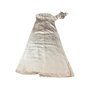 NWT‎ Lulus Size XL Off White Beige Maritza Champagne Satin Sash Tulip Maxi Dress thumbnail 11