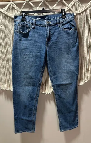 Old Navy Women's Boyfriend Jeans - Medium Blue Wash thumbnail 1