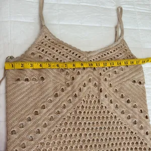 Aerie Crochet Cover Up Mini Dress xl thumbnail 7