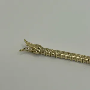 Orly Jewels Moissanite Tennis Bracelet Gold 3mm 7 Inch Brand New VVS1 Crazy Shine No Pass thumbnail 7