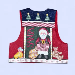 Vintage 90’s Christmas Santa Holiday Present Vest thumbnail 3