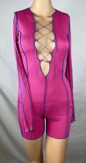 NEW Romper Pink thumbnail 1