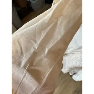 Vintage 70s Prairie Maxi Dress Lace Cottagecore Boho Off White Gunne Sax‎ Style thumbnail 4