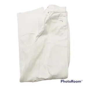 Wild Fable NWT  Highest Rise Distressed Straight White Jeans thumbnail 2