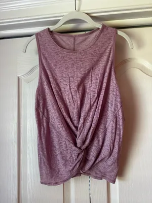 Lululemon Women's Twist-Front Sleeveless tank - Pink thumbnail 3