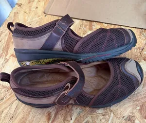 Jambu Brown Mesh Mary Jane Flats thumbnail 1