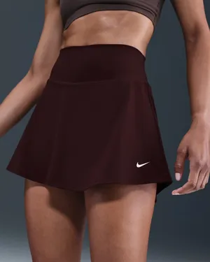 Nike One Women's Dri-FIT Skirt Burgundy Size M thumbnail 1