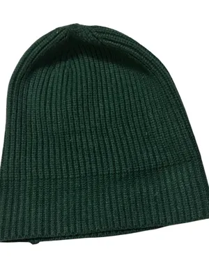 J. Crew Winter Cold Weather Green Ribbed Knit Beanie thumbnail 7
