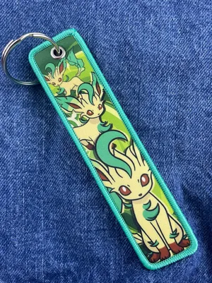 Leafeon 5 Inch Keychain Green thumbnail 2