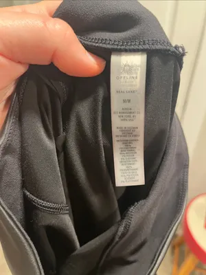 Aerie Offline Real Luxe Faux Leather Hi Rise Leggings in Black Size Medium thumbnail 5