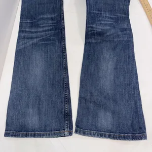 American Eagle Outfitters Vintage Y2K Hipster Flare Festival Blue‎ Jeans Size 2R thumbnail 11