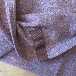 Lululemon Vinyasa heathered auburn convertible snap layering scarf or shawl thumbnail 12