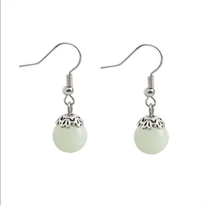Mystical Magical Glowing Charm silver earrings thumbnail 3