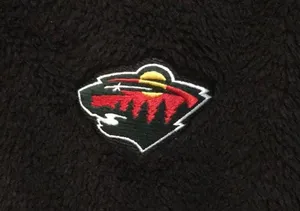 Minnesota Wild fuzzy fleece pullover NHL hockey thumbnail 3