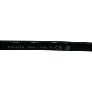 NWT Prada Classic Black with Gold Accents Sunglasses & Case 100% UV Protection thumbnail 10