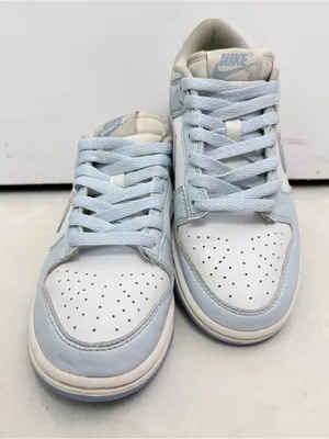 Nike Dunk Low Next Nature White Blue 5.5Y Women's Size 7 Rare Sneakers Shoes thumbnail 5