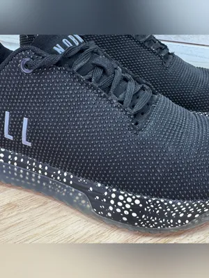 NoBull Outwork Low Top Lace Up Training Sneakers Black Dot Women 7 Men 5.5 thumbnail 7