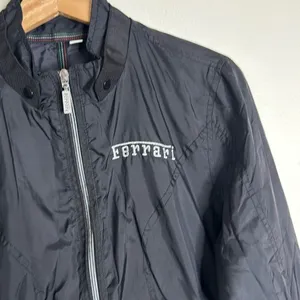 Ferrari black windbreaker style puma zip up car jacket size small nylon cars thumbnail 12