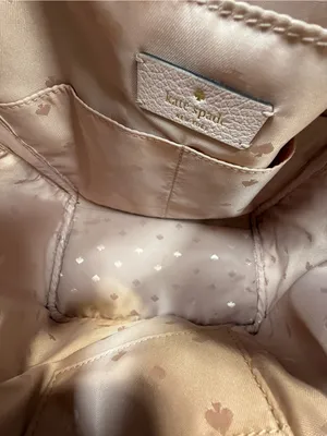 kate spade Pale Pink Pebbled Leather  Backpack thumbnail 7