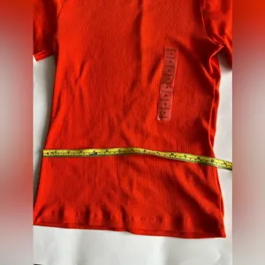 [Free Assembly] Women's Round Neck Short Sleeve T Shirts Orange Size M thumbnail 8
