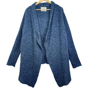 Abercrombie & Fitch Navy Blue Shawl Collar Long Sleeve Cardigan Sweater Size M thumbnail 1