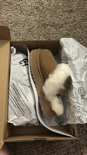 UGG Slippers Platform Disquette Chestnut thumbnail 3