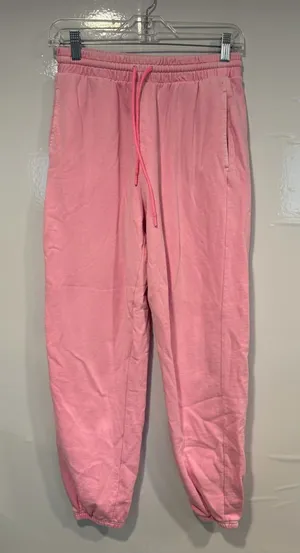 Soft Pink Old Navy Drawstring Jogger Sweatpants‎ thumbnail 1