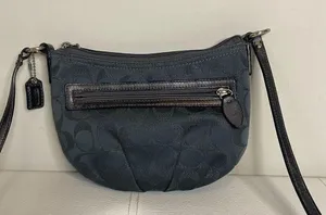 Coach Mini Crossbody Bag with Purple Satin Interior thumbnail 8