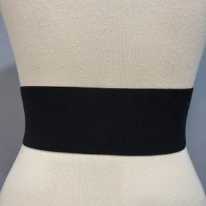 VTG Y2K Black Patent Leather Corset Belt Triple Buckle Whimzigoth Punk Gothic thumbnail 3