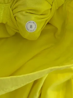 Lululemon Hotty Hot Low-Rise Lined Short 4" Electric Lemon (First Release) thumbnail 5
