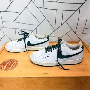 Nike Court Vision Low 10 White Gorge‎ Green Next Nature Sneaker FV9952-101 thumbnail 5