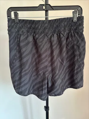 Avia Black Tone-On-Tone Zebra Athletic Shorts thumbnail 3