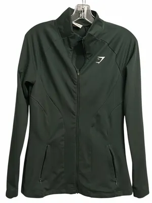 Gymshark Women's Forest Green Full-Zip Training Jacket thumbnail 1