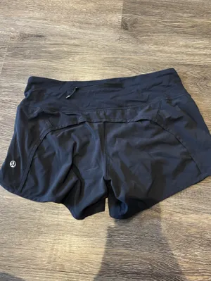 Lululemon OG Speed Up Black Shorts thumbnail 2