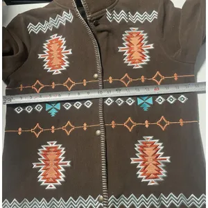 Outback TradingCompany SantaFe FleeceJacket Geometric Aztec‎ Print Zip Size MD thumbnail 10