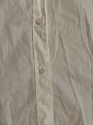 Womens large NWT Cotton ON white long sleeve button up Dad shirt w/front pocket thumbnail 4