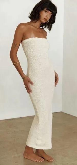 Princess Polly Cloud Boucle Maxi Dress thumbnail 1
