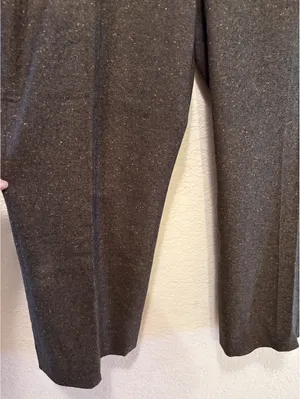 Façonnable Women's Brown Tweed Wool Blend Dress Pants Size‎ 4 thumbnail 8
