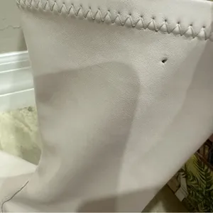 Windsor Smith White Stretch Sock‎ Platform Block Heel Boots Size 10 thumbnail 8
