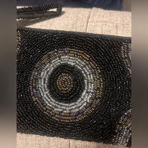 Small beaded clutch Black thumbnail 2
