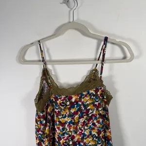 Vila‎ Spotti Ankle Dress Lace Trim Abstract Print Slip Midi EU 34 US XS thumbnail 9