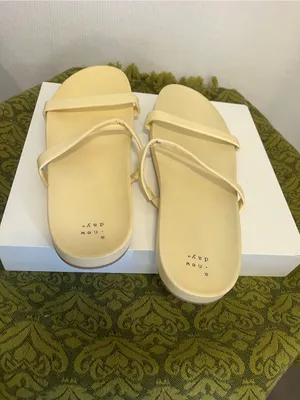 a new day Beige Double-Strap Slide Sandals size 11 thumbnail 3
