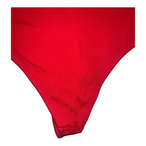 Aritzia Babaton Red Countour Ribbed Muscle Bodysuit, Large‎ thumbnail 2