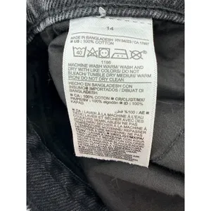 Old Navy Extra High Rise Wide Leg Jeans Faded Black 14 Grunge Indie Baggy 90s thumbnail 6