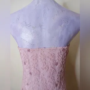 Forever 21 Strapless Sequin‎ Lace Bodycon Dress XL thumbnail 8
