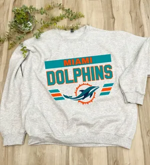 Boutique New Miami dolphins sweatshirt thumbnail 1