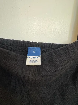 Black Linen Dress Old Navy thumbnail 3