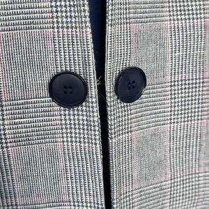 Gray Plaid Long Wool thumbnail 6