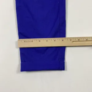 Vince Pants Womens 2 Blue‎ Chino Stretch Slim Ankle Cuffed Hem Mid Rise Casual thumbnail 5